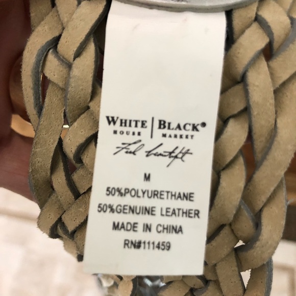 White House/Black Market women’s silver belt M - Picture 3 of 3